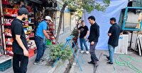اجرای گسترده عملیات آبرسانی به مواکب مستقر در اطراف مصلی تهران