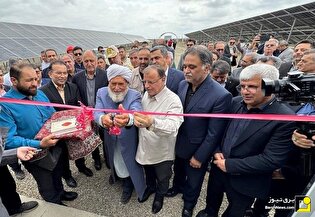 افتتاح نیروگاه خورشیدی ۳.۲ مگاواتی در گنبدکاووس افتتاح نیروگاه خورشیدی ۳.۲ مگاواتی در گنبدکاووس