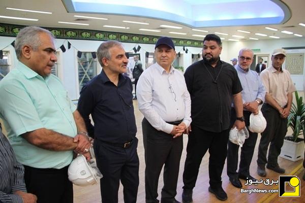 بازدید مدیرعامل برق حرارتی از نیروگاه شازند