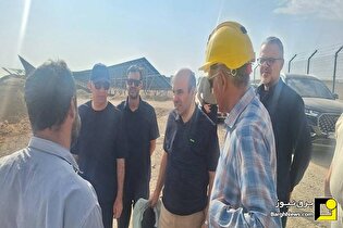 بازدید معاون وزیر نیرو از نیروگاه خورشیدی ۹۵ مگاواتی شمس‌آباد