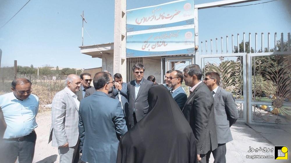بازدید مدیرعامل توانیر از پروژه‌های اولویت‌دار شبکه برق بروجرد