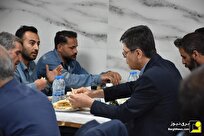صبحانه مدیرعامل توانیر در جمع برقبانان ارومیه صبحانه مدیرعامل توانیر در جمع برقبانان ارومیه