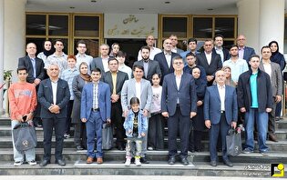 تجلیل مدیرعامل توانیر از فرزندان برتر کنکور صنعت برق