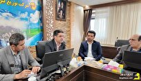 بازدید مدیرکل دفتر مهندسی توانیر از توزیع برق اردبیل